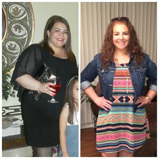 Before and after result