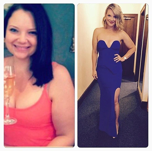 Before and after result